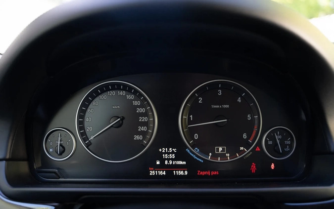 BMW Seria 5 cena 54900 przebieg: 251162, rok produkcji 2011 z Zbąszynek małe 211